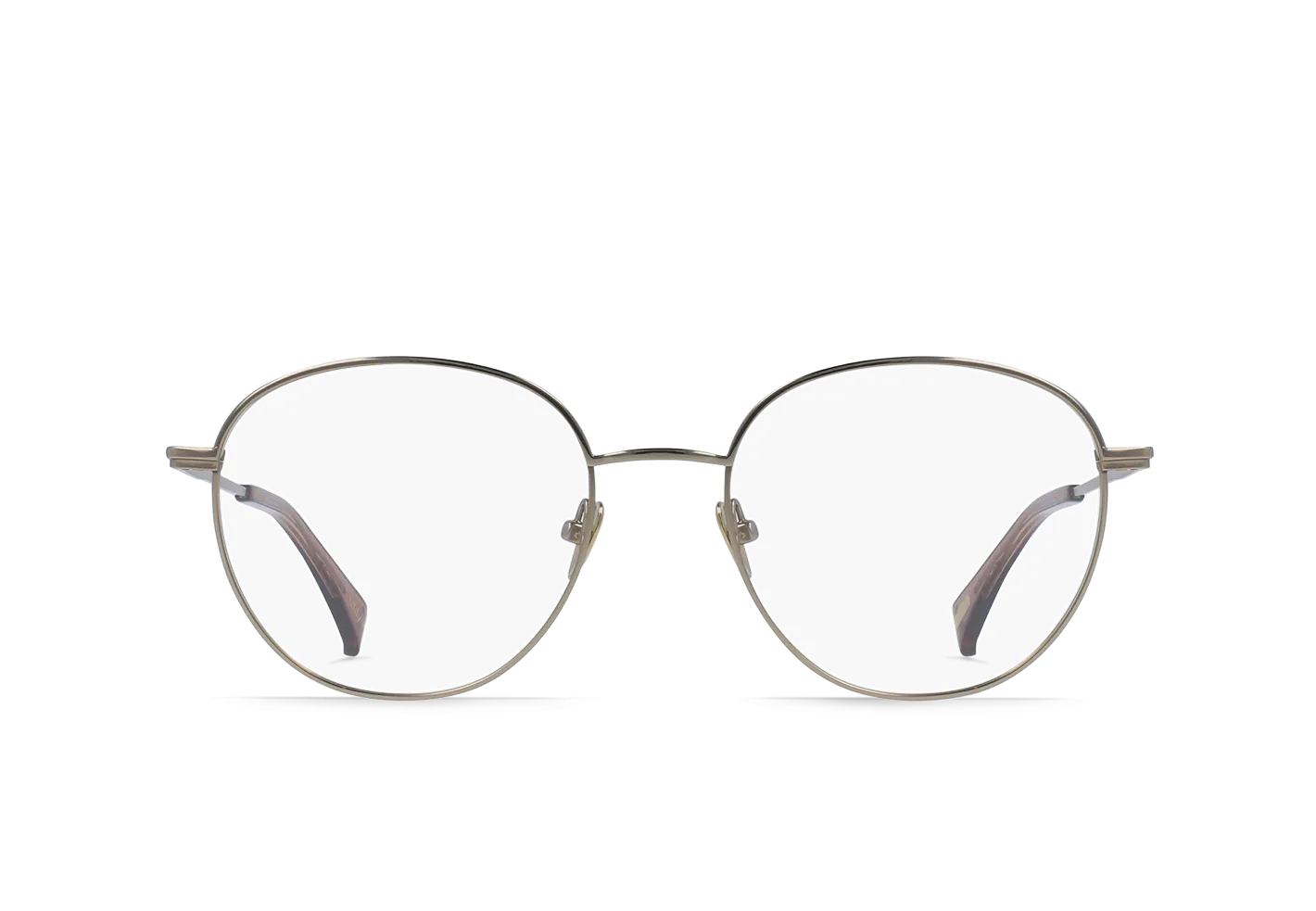 LIDDY-Split Light Gold   Suede / Clear
