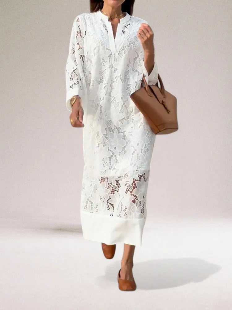 Liliana® | Luxurious lace maxi dress