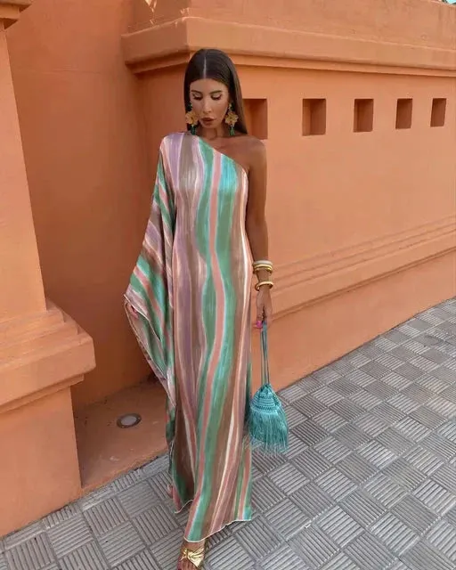 Lily Chic Asymmetrical Maxi Dress