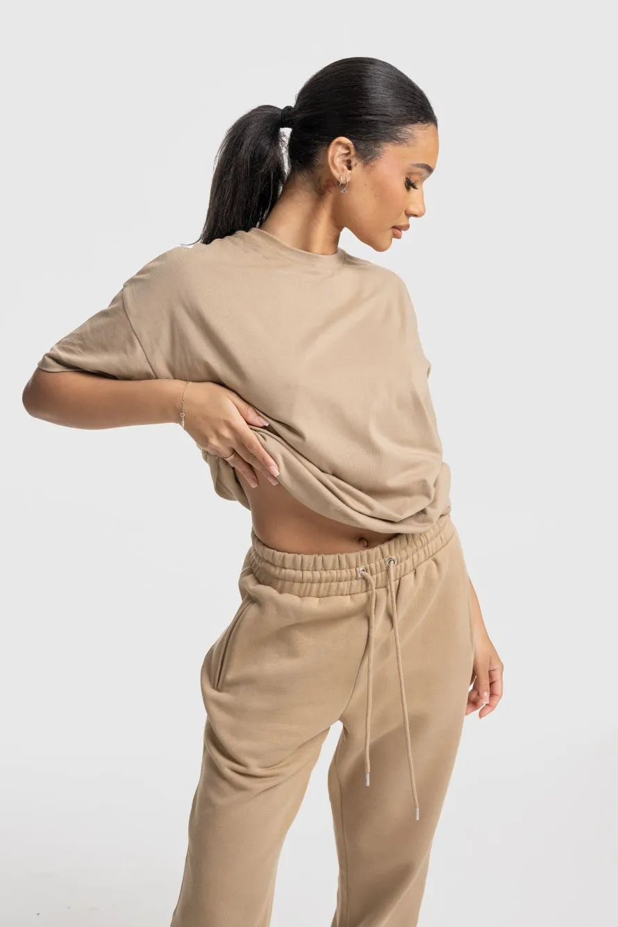 LOUNGE T-SHIRT - SAND