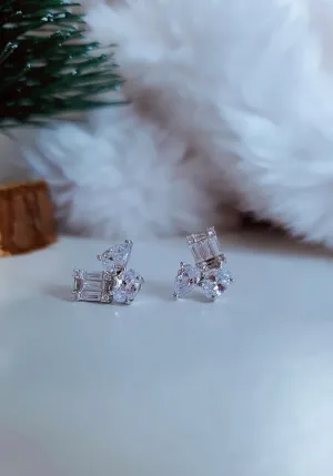 Love Me Silver Earrings