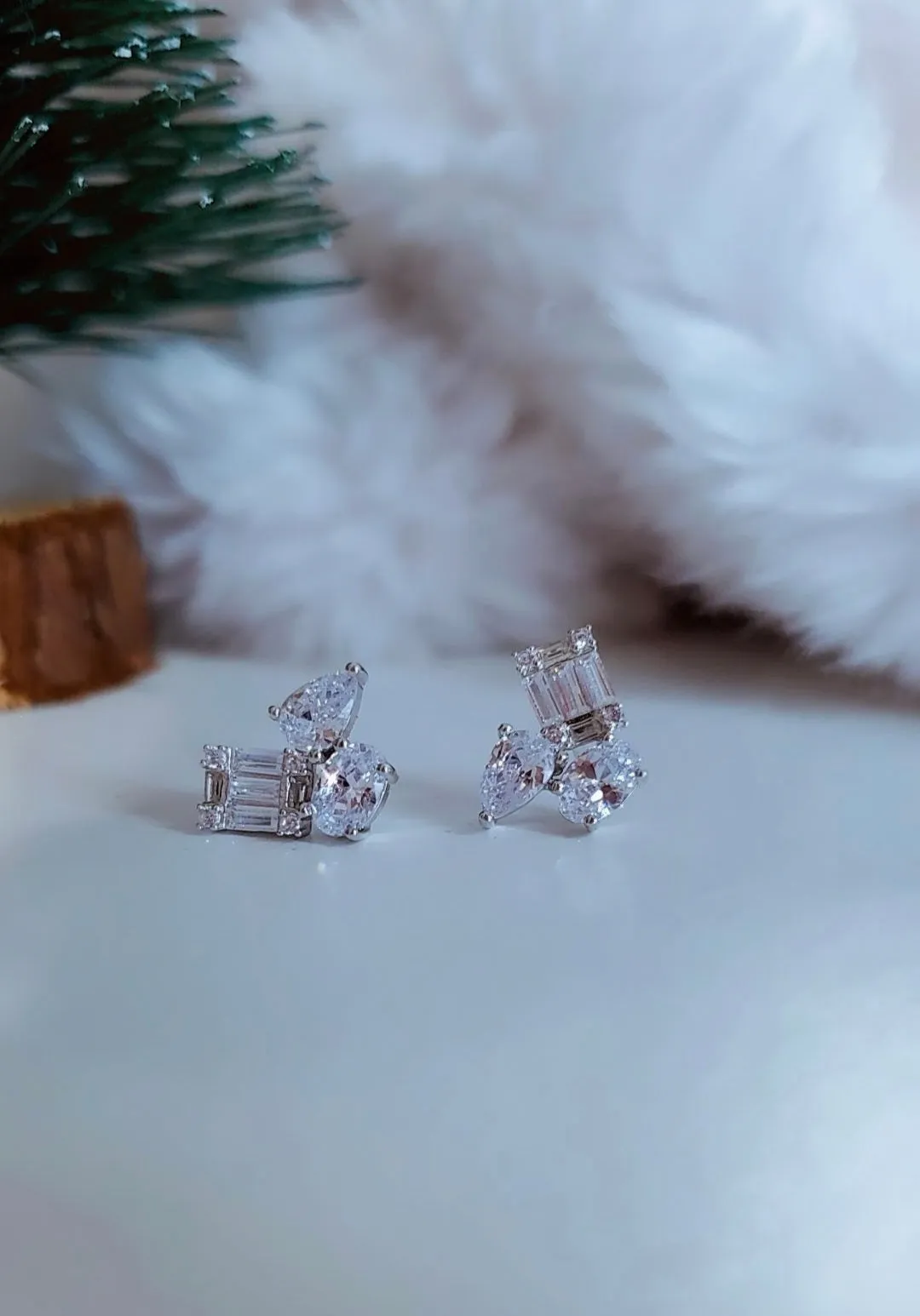 Love Me Silver Earrings