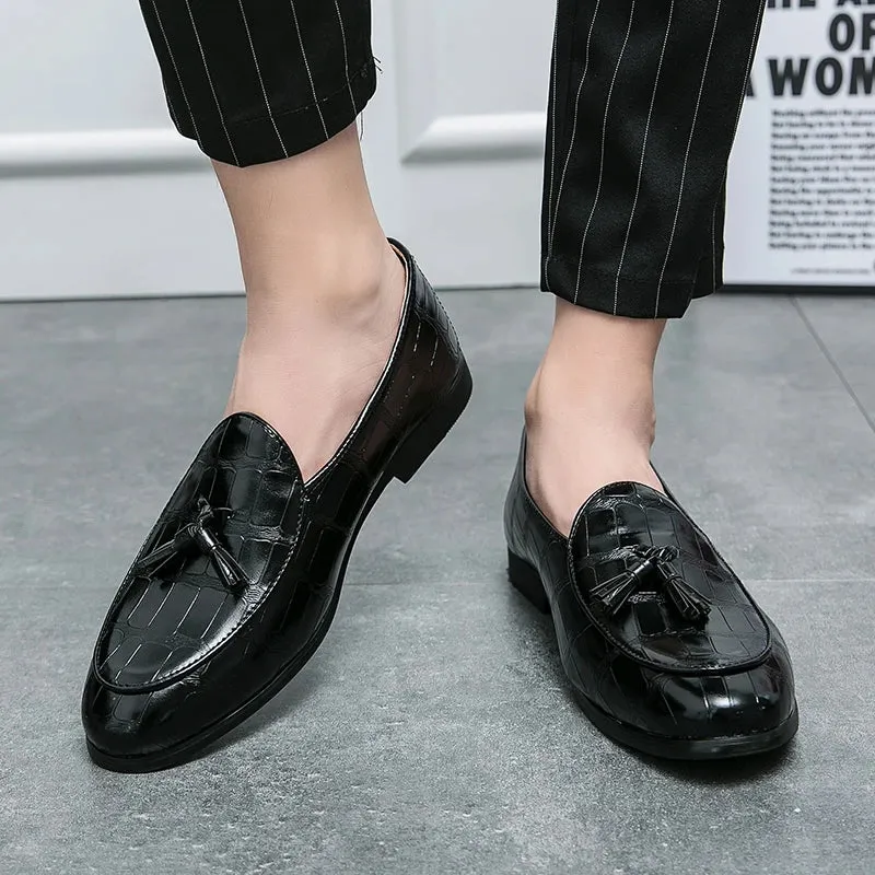 LuxLine Quaste Business Slipper für Herren