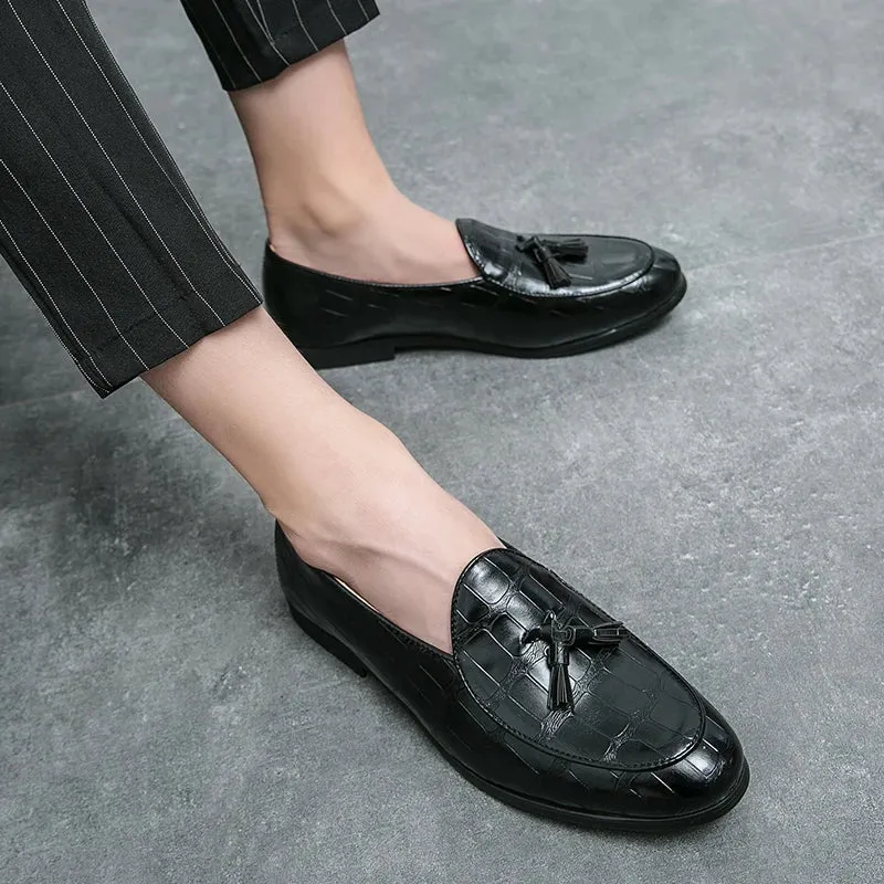 LuxLine Quaste Business Slipper für Herren