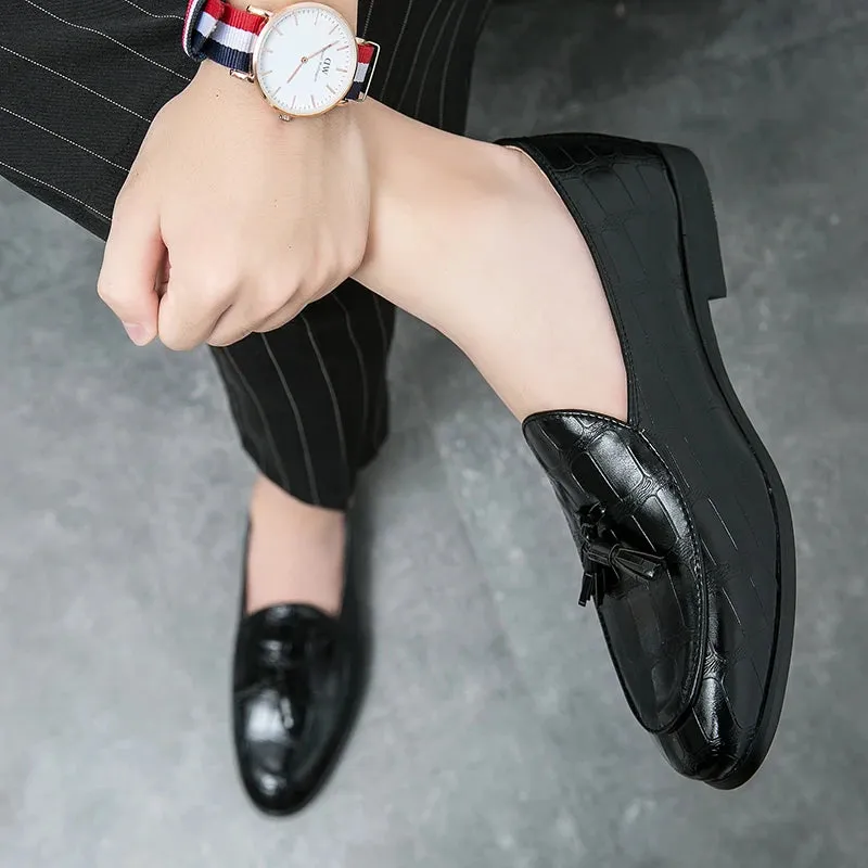 LuxLine Quaste Business Slipper für Herren