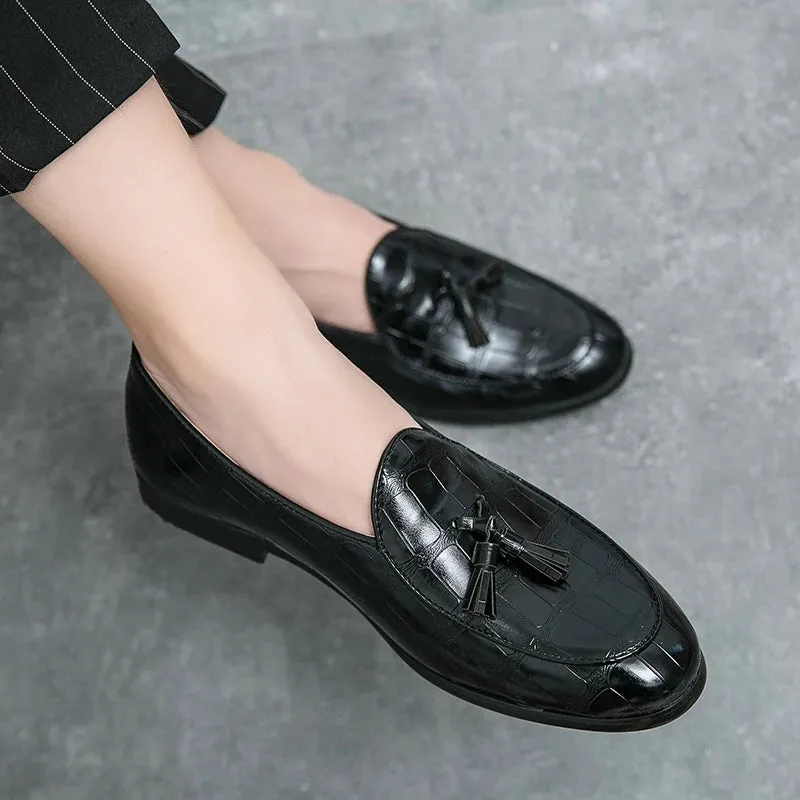 LuxLine Quaste Business Slipper für Herren