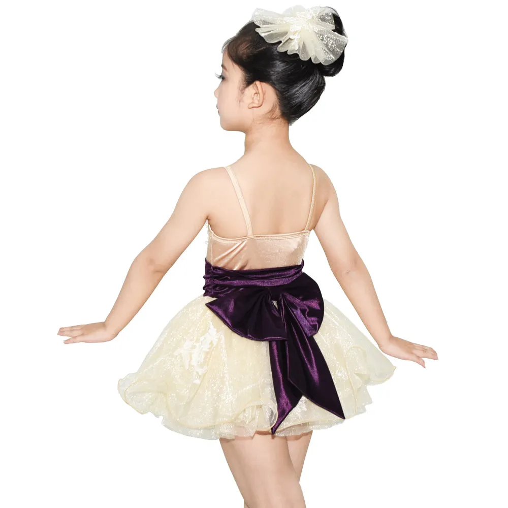 Luxurious Champagne Beige Tutu Dress