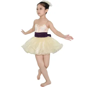 Luxurious Champagne Beige Tutu Dress