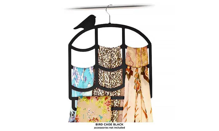 Luxurious Velvet Finish Non-Slip Scarf Hangers
