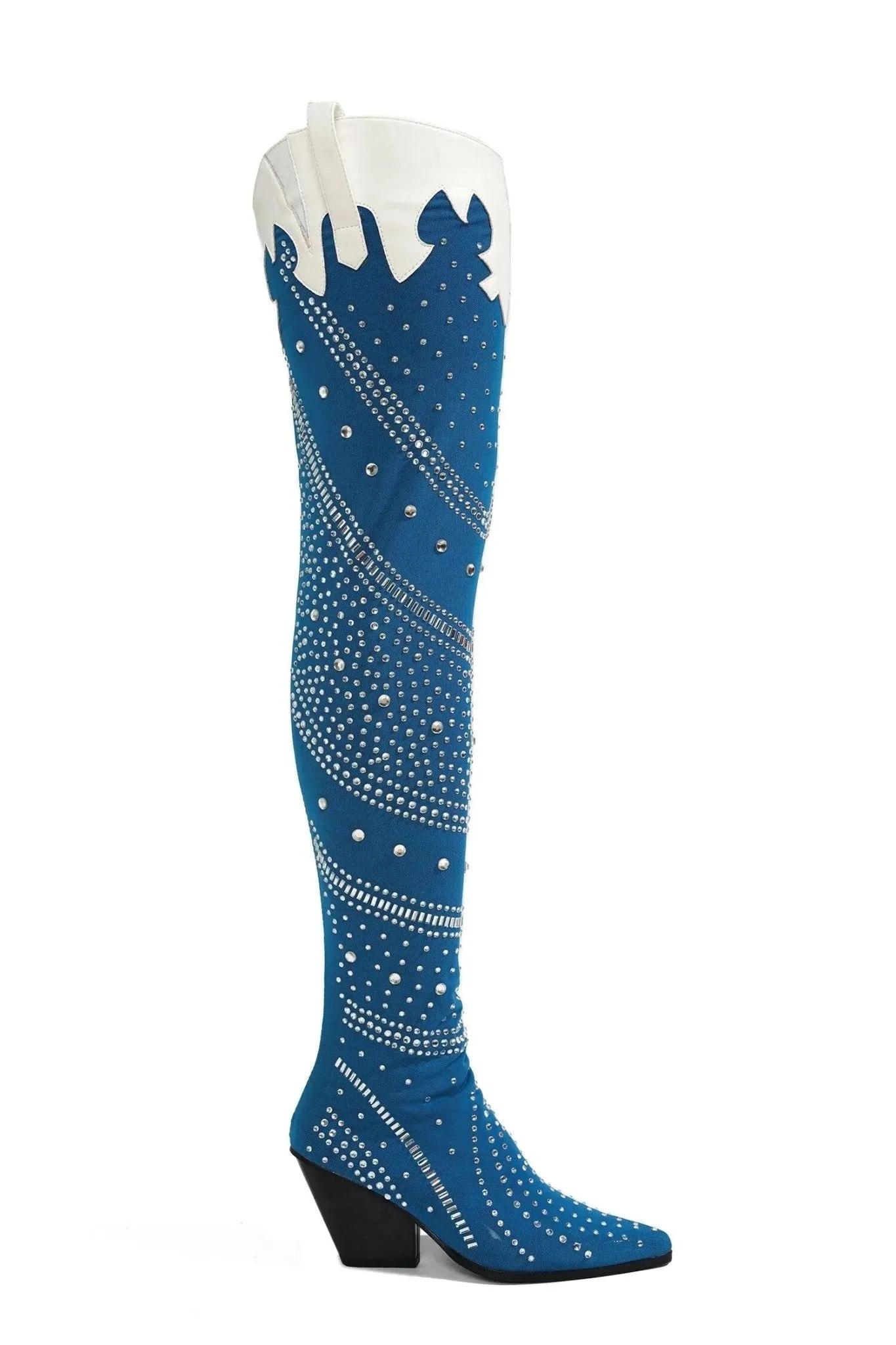 Luxury Crystal Bling Over-The-Knee Women's Boots