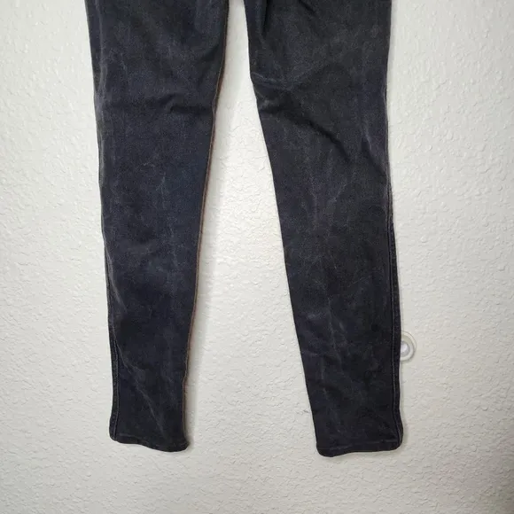 Madewell 10&quot; High-Rise Skinny Jeans in Starkey Wash Black Women's Size 30