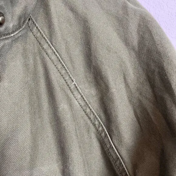 Madewell Desert Olive Green Northover Military Jacket Women's Size Small