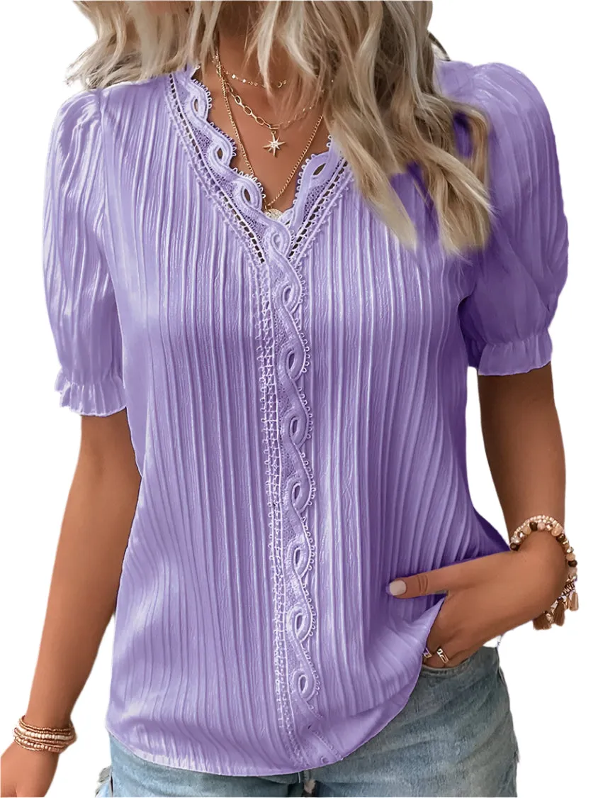 Mairi – Luxurious V-Neck Women’s Blouse