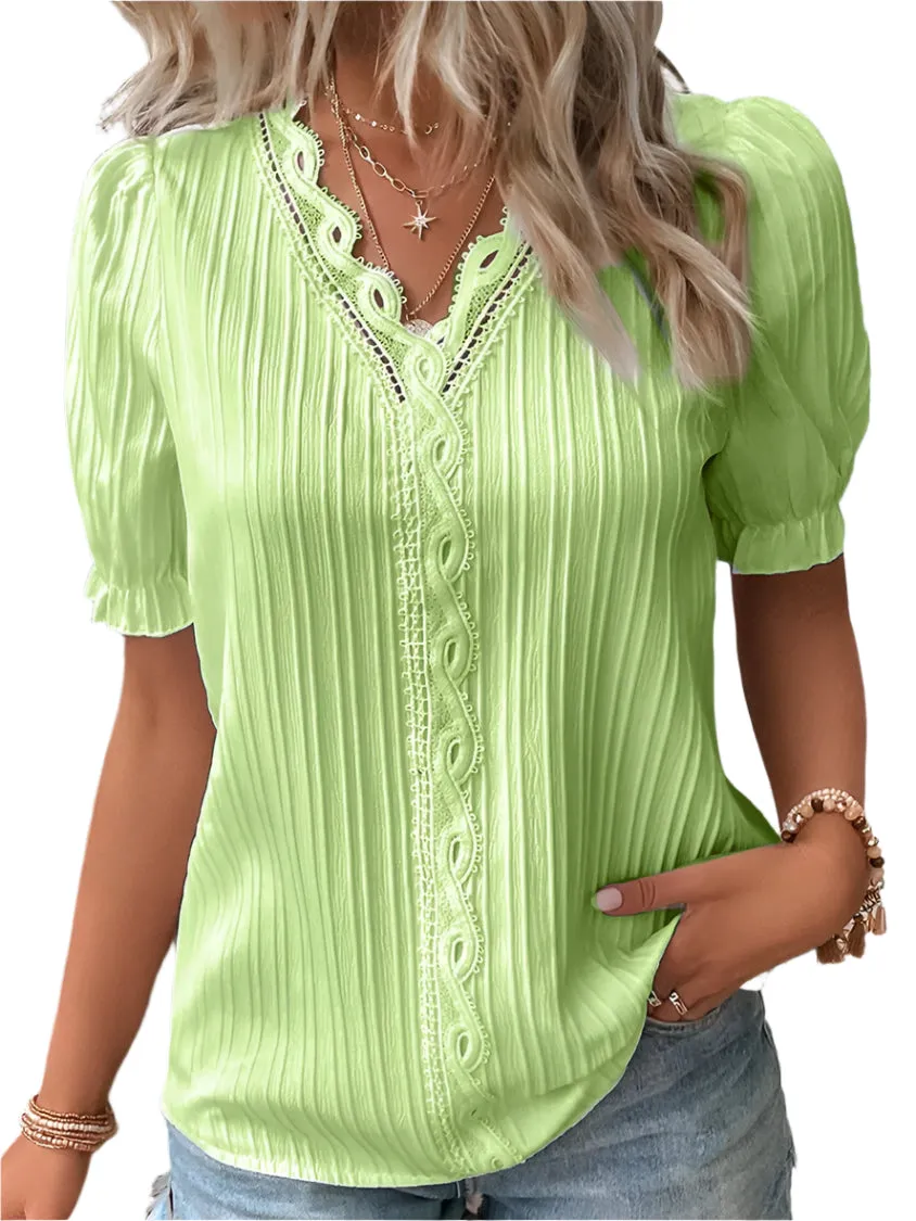 Mairi – Luxurious V-Neck Women’s Blouse