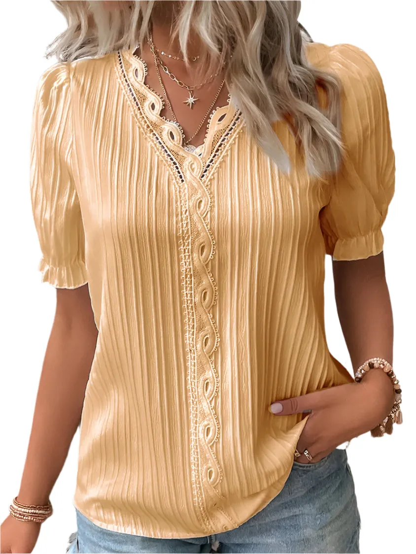 Mairi – Luxurious V-Neck Women’s Blouse