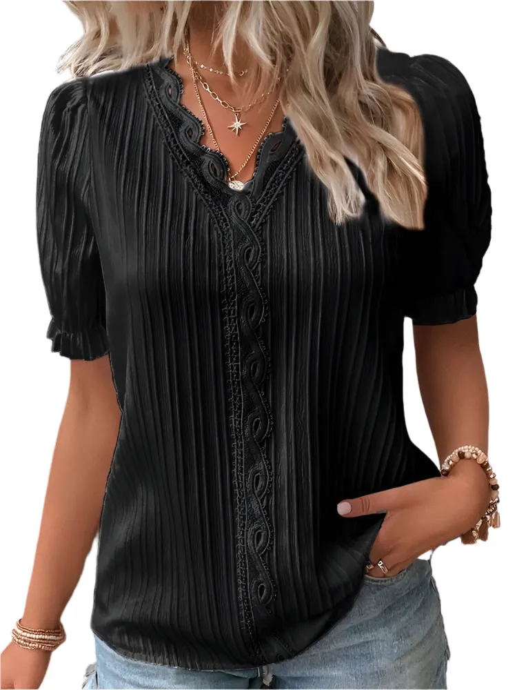 Mairi – Luxurious V-Neck Women’s Blouse