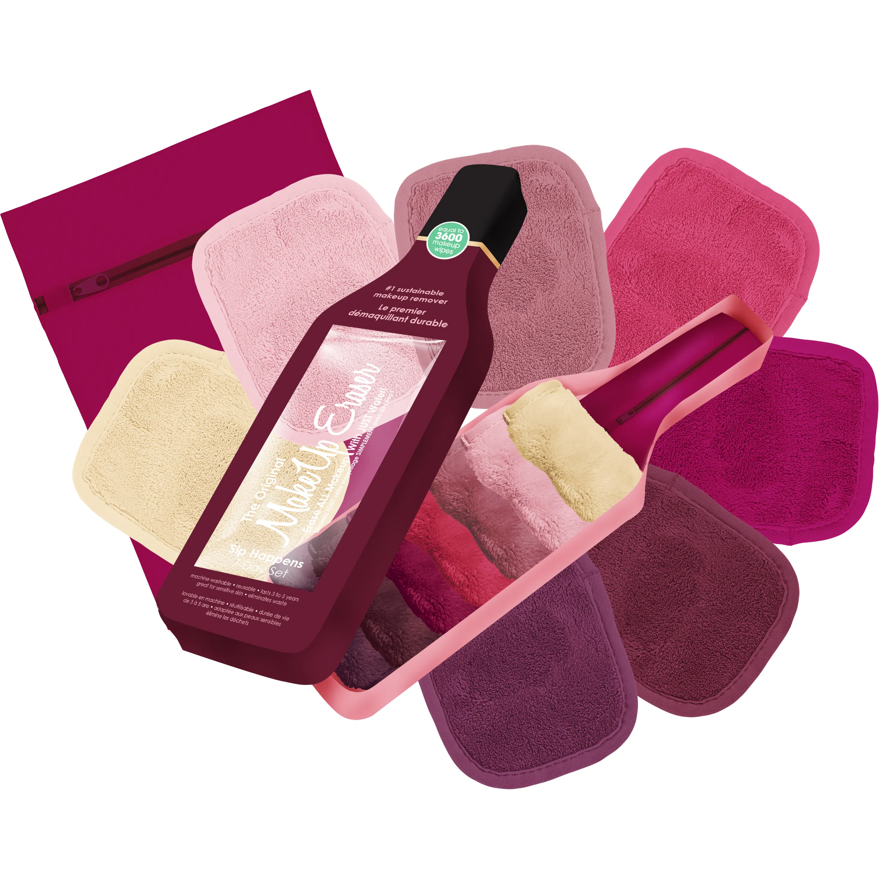 MakeUp Eraser - Sip Happens 7-Day Set | Holiday Collection
