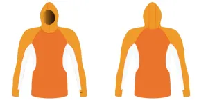 MEN AND WOMEN CUSTOM SNORKEL HOODIE LONG SLEEVE RASH GUARD