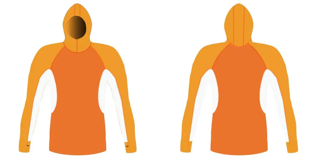 MEN AND WOMEN CUSTOM SNORKEL HOODIE LONG SLEEVE RASH GUARD