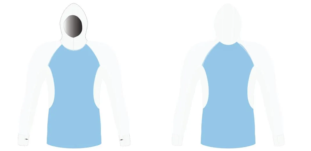 MEN AND WOMEN CUSTOM SNORKEL HOODIE LONG SLEEVE RASH GUARD
