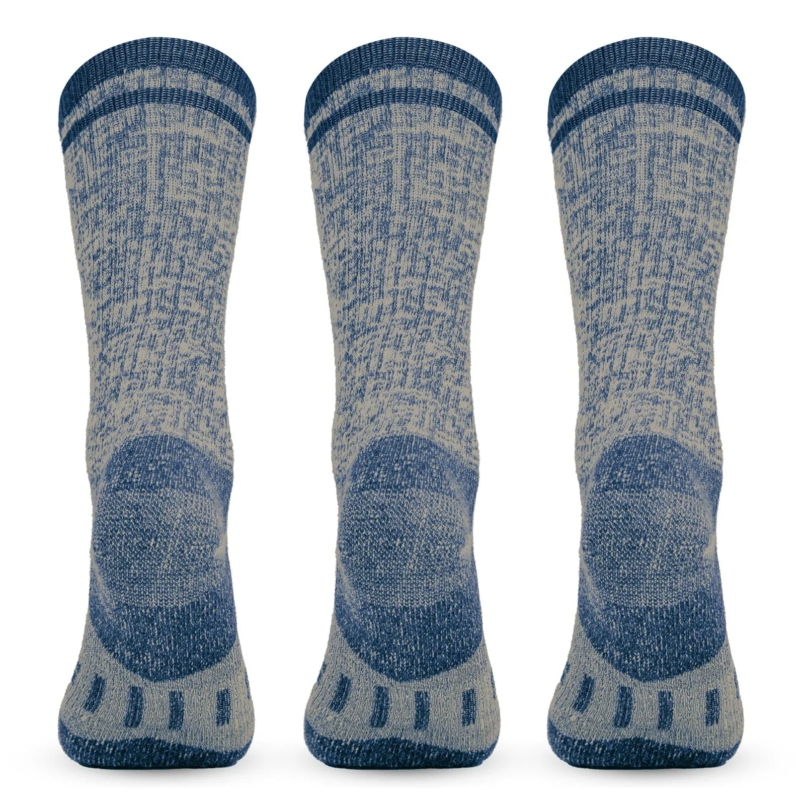 MERINO MIDWEIGHT “SNUG FITTING” CREW SOCKS -3PK