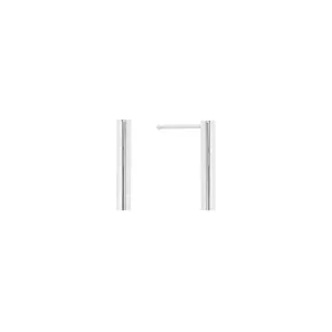 Mini Balance Earrings | White Gold