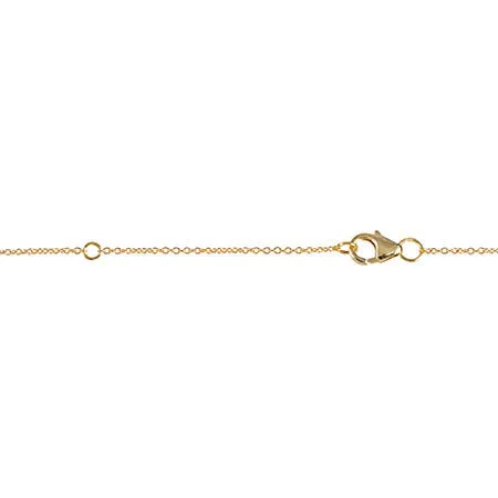 Mini Triangle Necklace | Yellow Gold