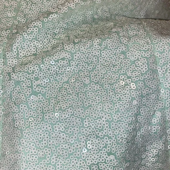 MINT GREEN  Women's One Shoulder Sequin Homecoming Dress Short Sparkly Glitter