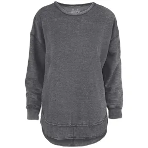 Mélange Poncho Crewneck Sweatshirt