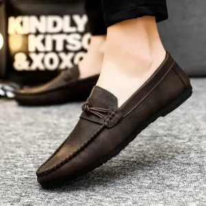 MoccaMen Loafers Herren Schuhe 2023 Modische Bequeme Slip-On-Mokassins Lederschuhe für Herren Freizeit-Schuhe