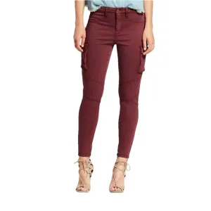 Mossimo Women's High Rise Stretch Jeggings Maroon 0