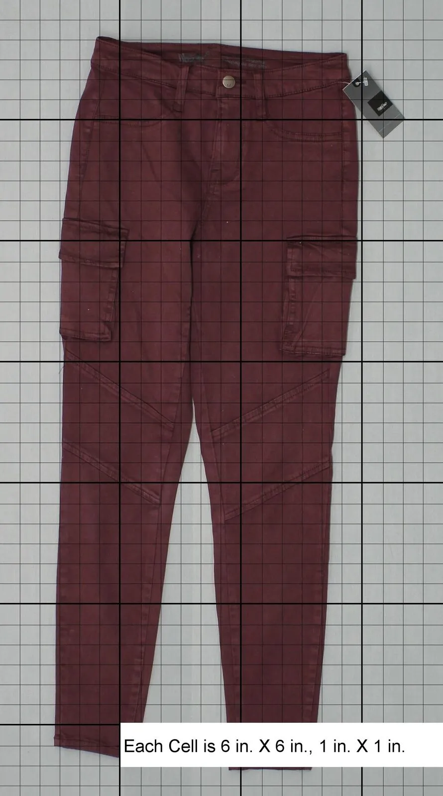 Mossimo Women's High Rise Stretch Jeggings Maroon 0