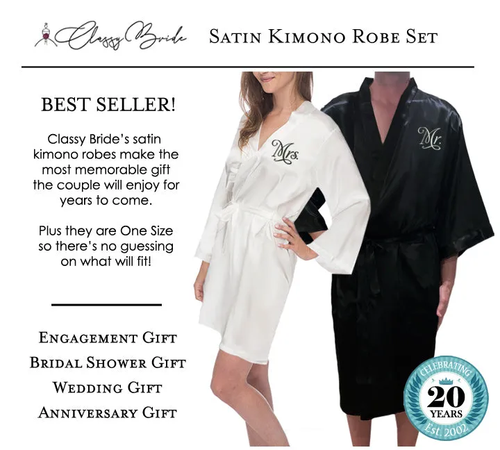 Mr. and Mrs. Robe Set