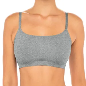 New George Women's Bonded Scoop Bra in Grey, Sz XXL! Ultra Comfortable silky smooth fabric for all day comfort!