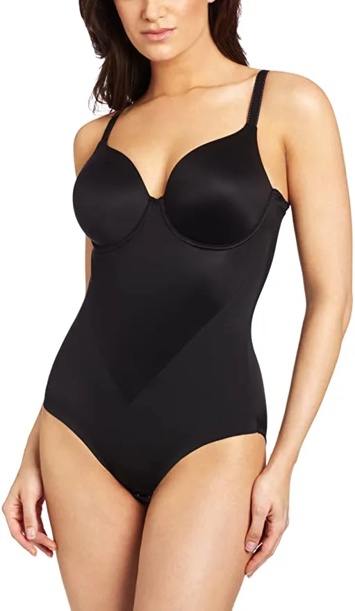 New Maidenform Women's Flexees Shapewear Comfort Devotion Body Briefer, Black, Sz 34C! Retails $50 