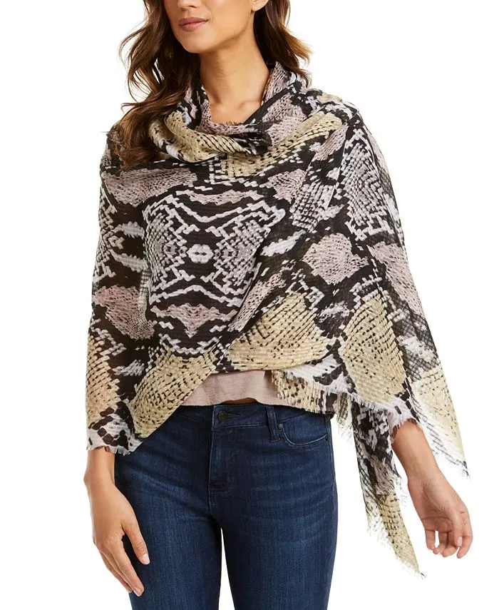 New Nordstrom Women's Cejon Pretty Python Print Day Wrap, Wear Many Ways