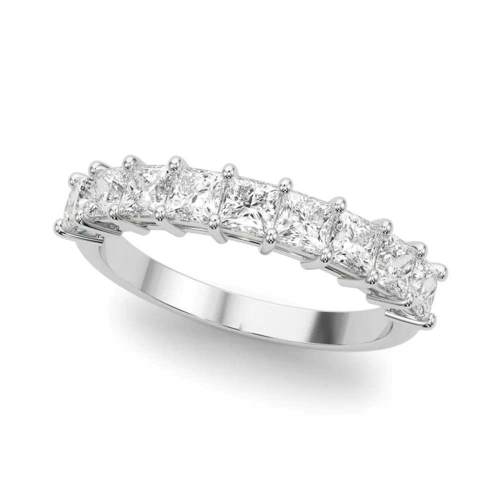 Nine Stone 2.0 ct. Princess Cut Diamond Anniversary Ring