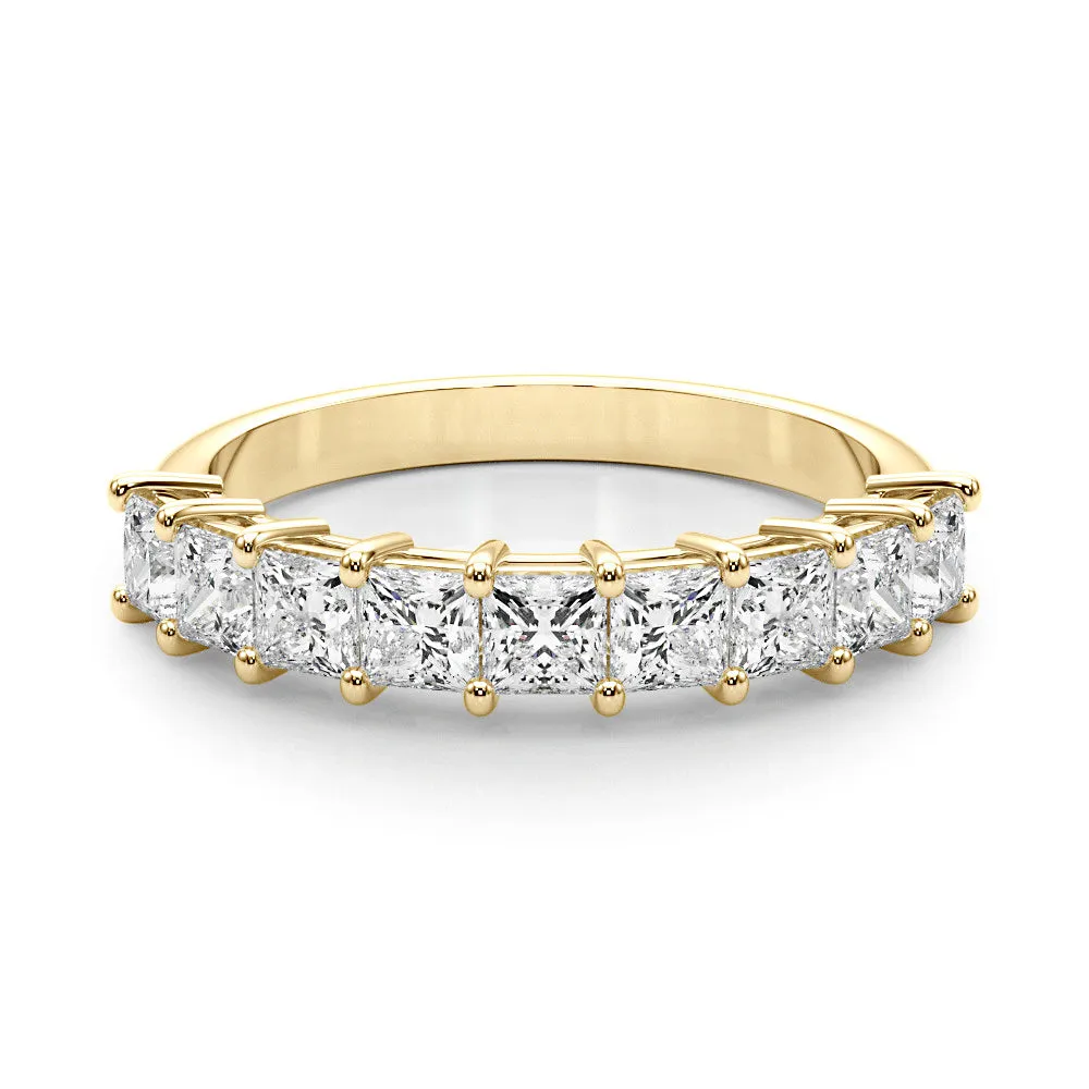 Nine Stone 2.0 ct. Princess Cut Diamond Anniversary Ring