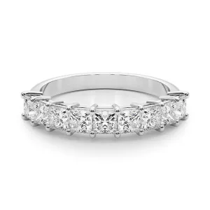 Nine Stone 2.0 ct. Princess Cut Diamond Anniversary Ring