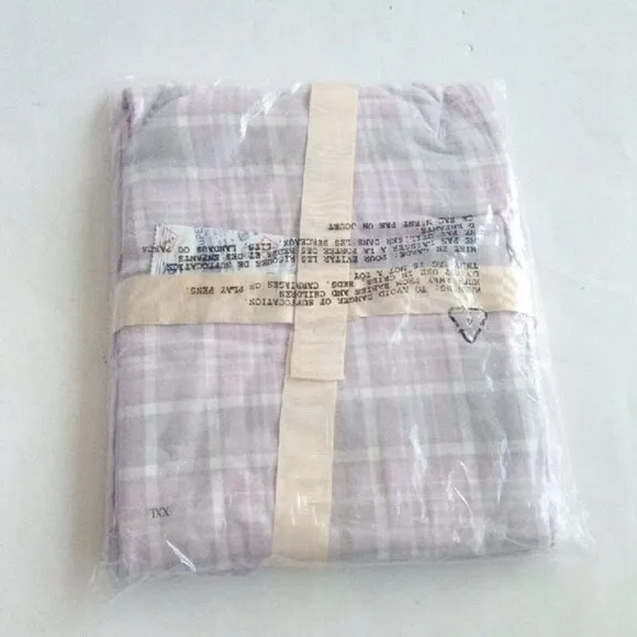 Northern Reflections Lavender Star and Plaid Pajamas Size XXL