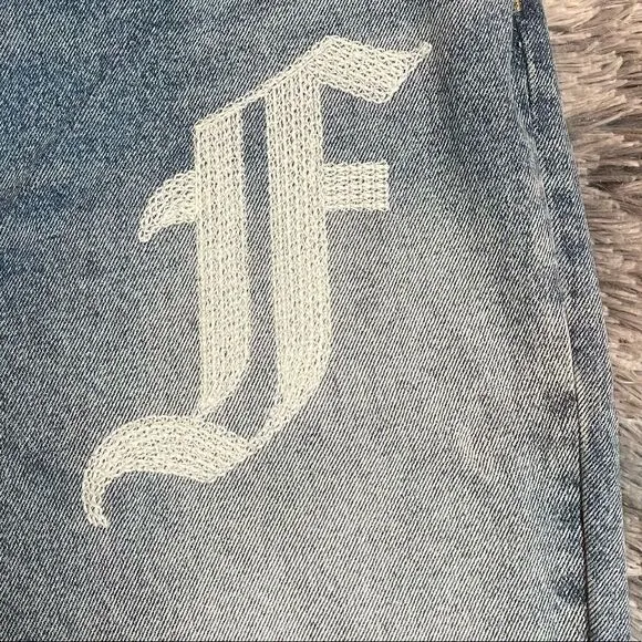 NWT! GRLFRND Denim Helena Jeans In City Rocker - Embroidered Logo, Button Fly