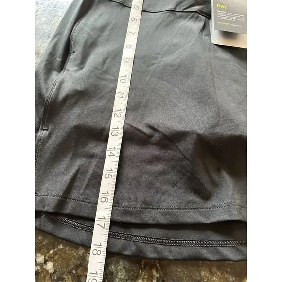 NWT Nike Womens Dri-FIT UV Victory 17” Golf Skirt Black Size XS Skort Tennis