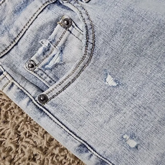 NWT Pistola Jeans Audrey Lush Distressed Skinny 26 Denim Pants Stretch