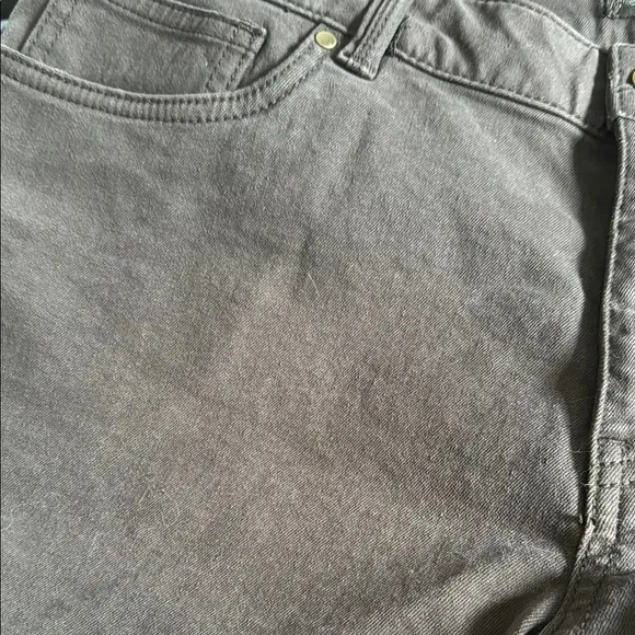 NWT Prana Faded Black Women's Buxton Style Jean Shorts in Onyx Size 12 31
