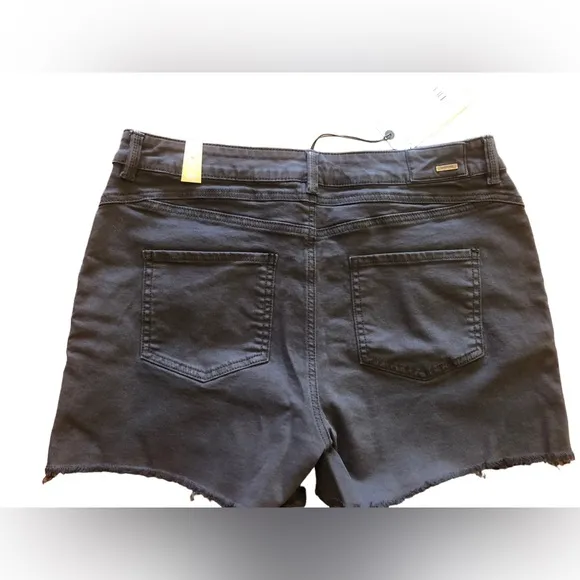 NWT Prana Faded Black Women's Buxton Style Jean Shorts in Onyx Size 12 31