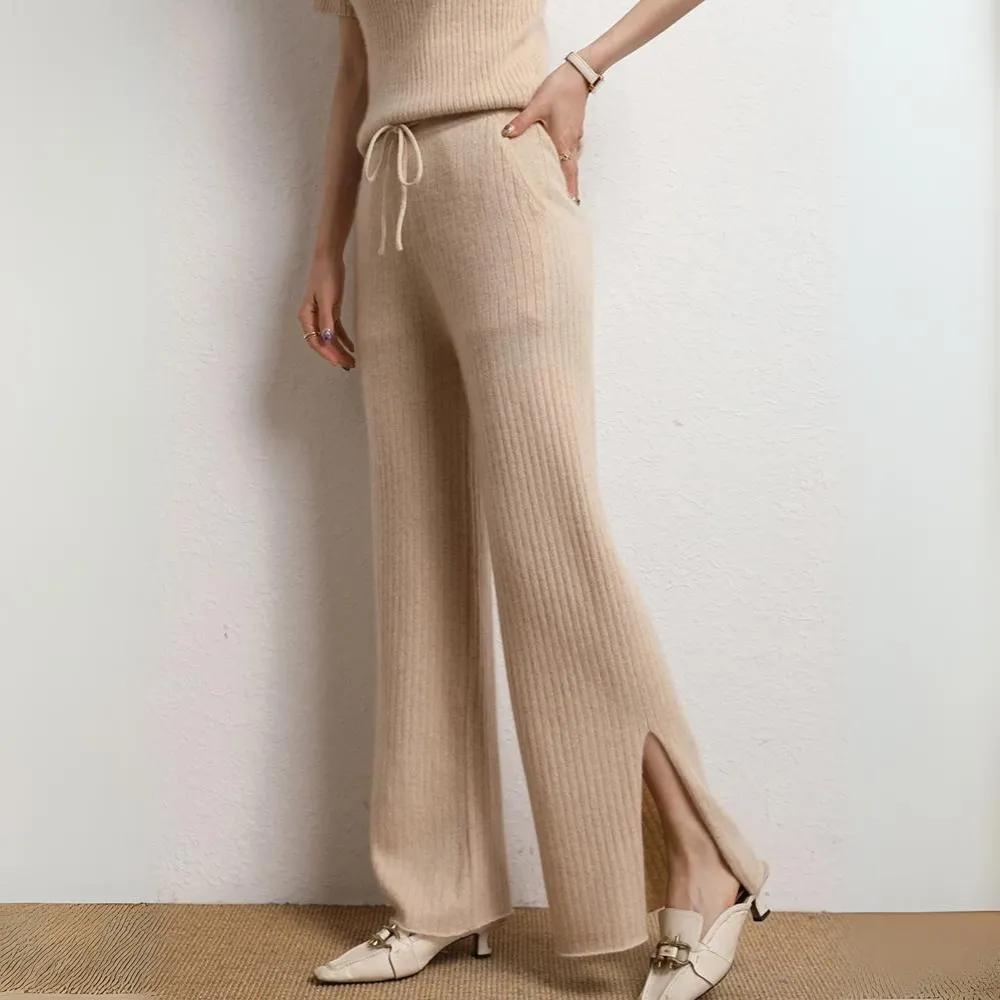 Olivia® | Luxurious cashmere trousers with a relaxed fit