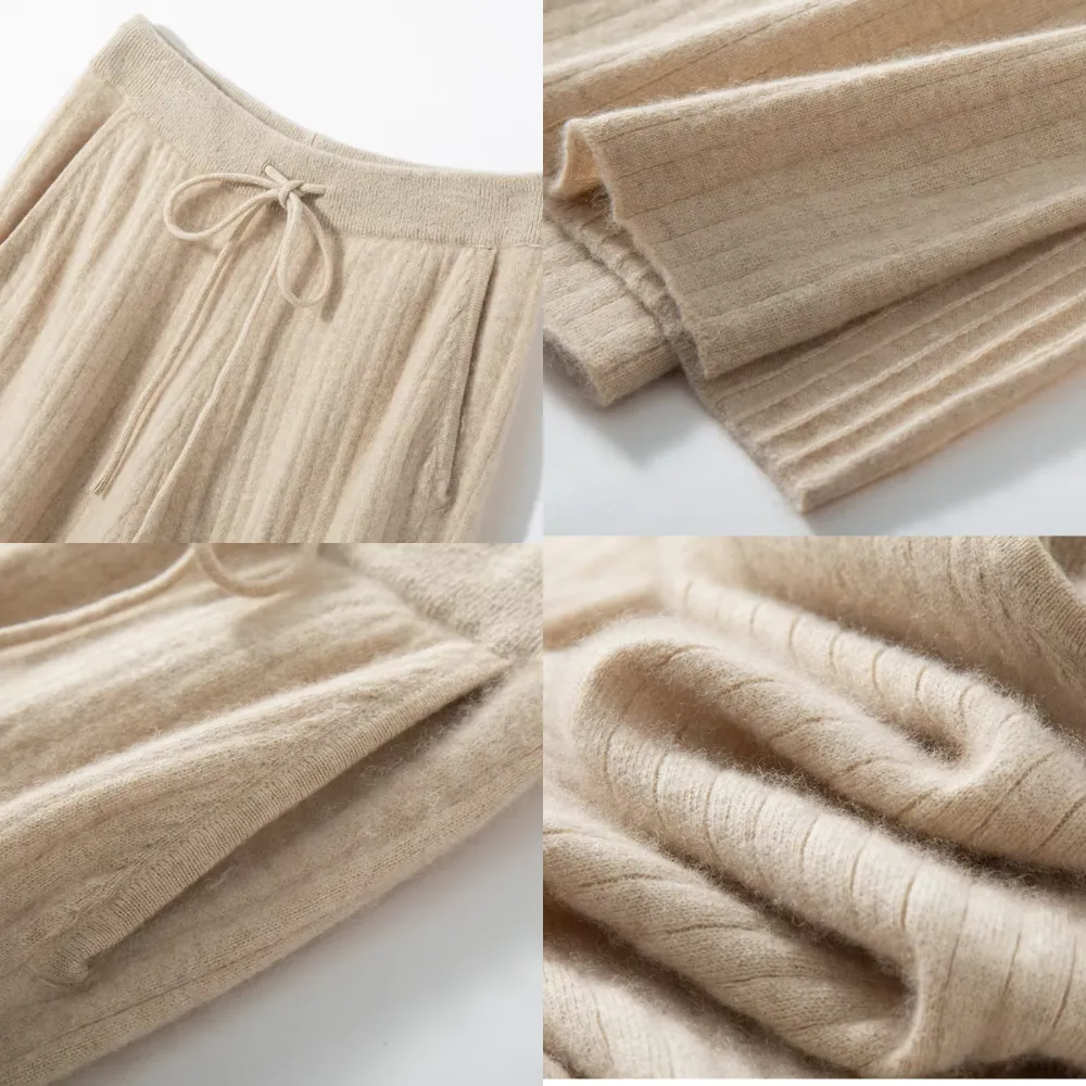 Olivia® | Luxurious cashmere trousers with a relaxed fit
