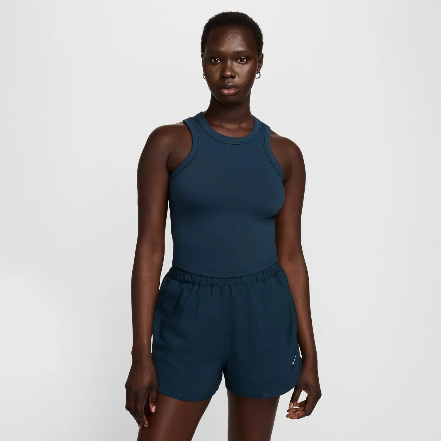 One Fitted Cropped Tank - Womens