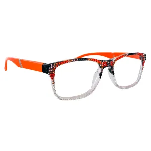 Orange Sparkle Women's Readers