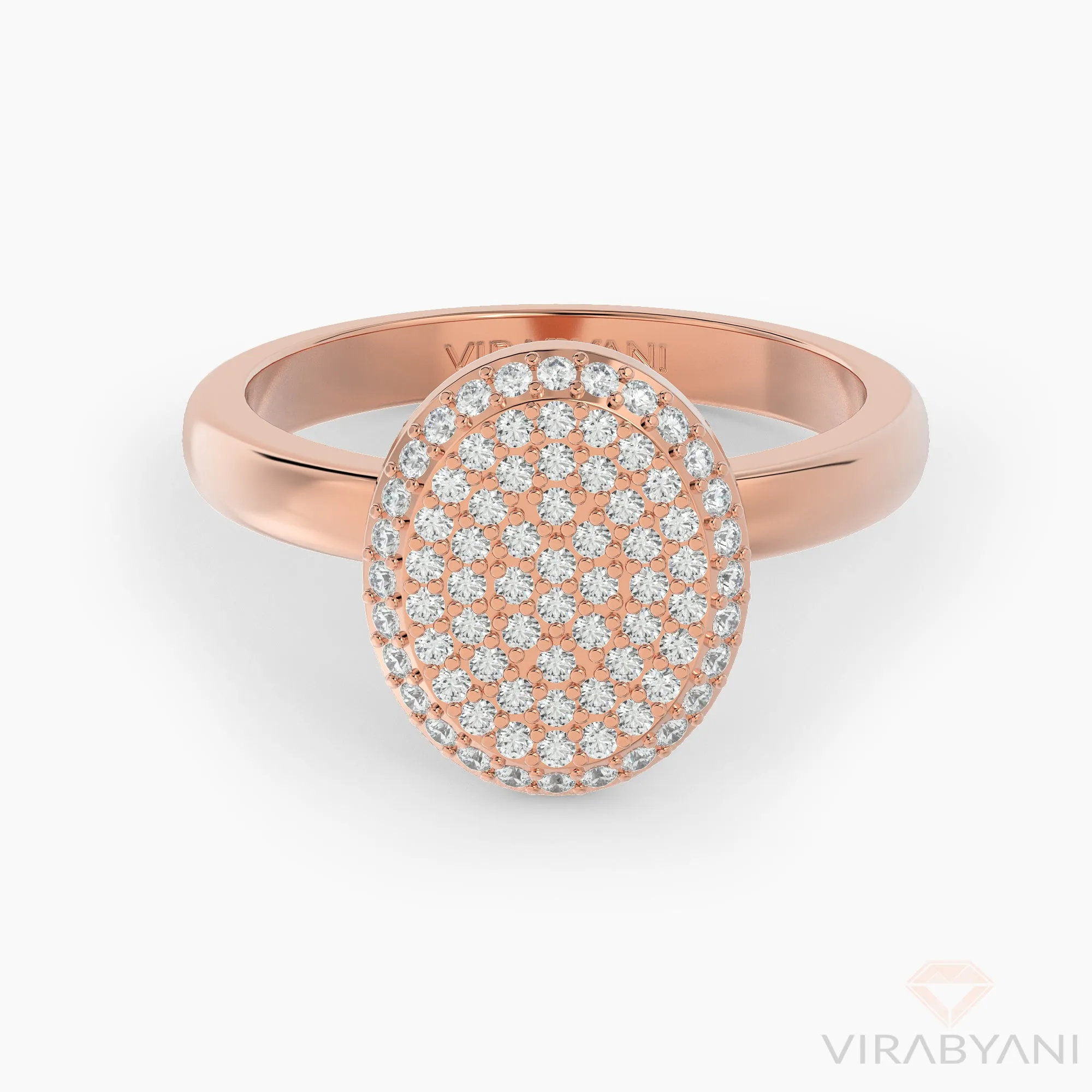 Oval Shaped AMoré Pavé Ring With 0.60 ct. Diamonds